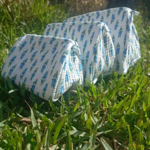 Kit neceser "Tulipan azul "